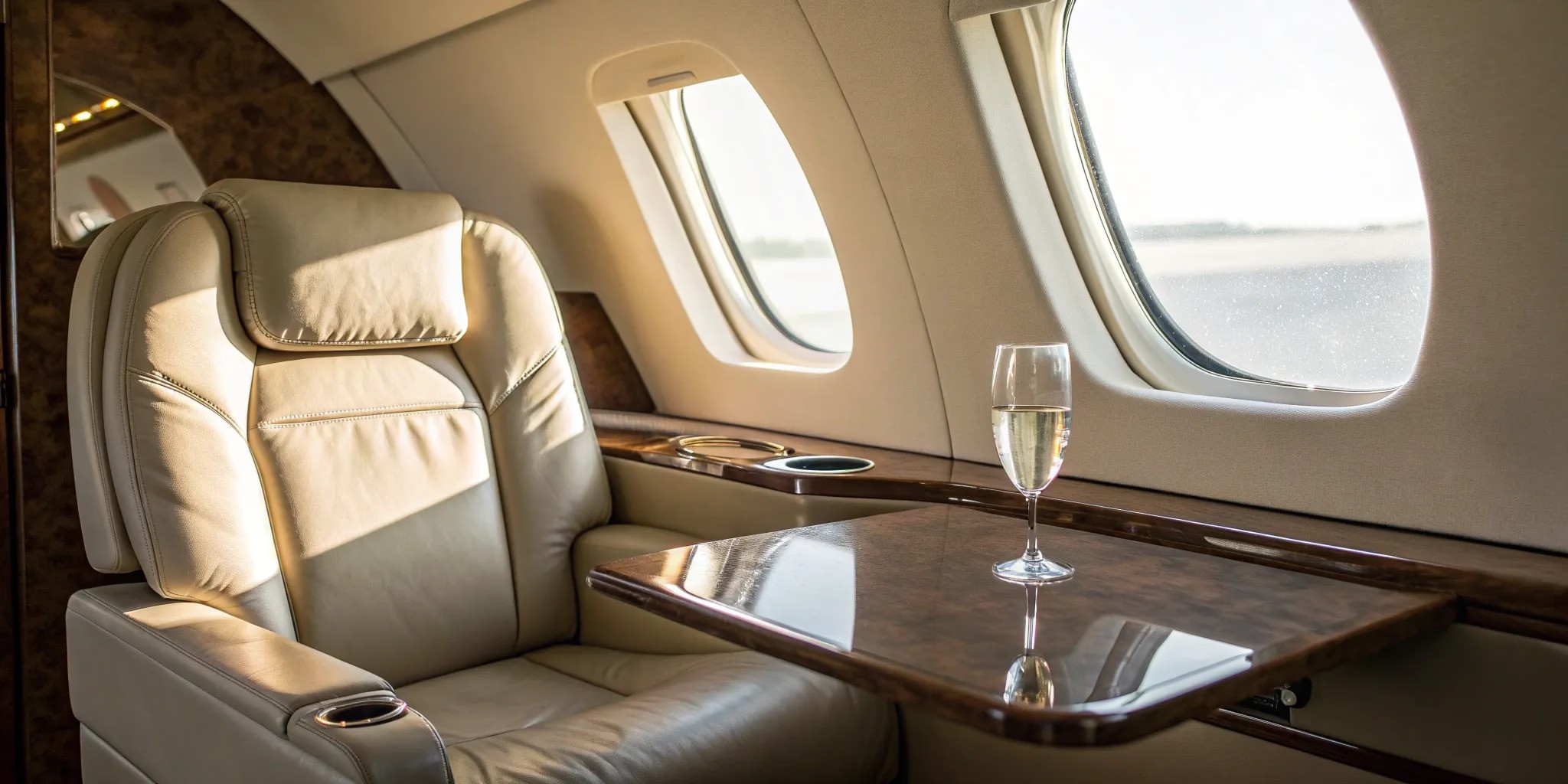 private jet interior