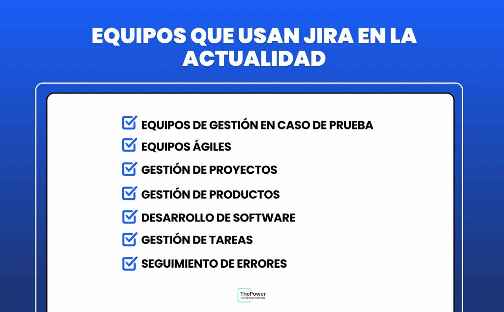 Equipos que usan jira en la actualidad