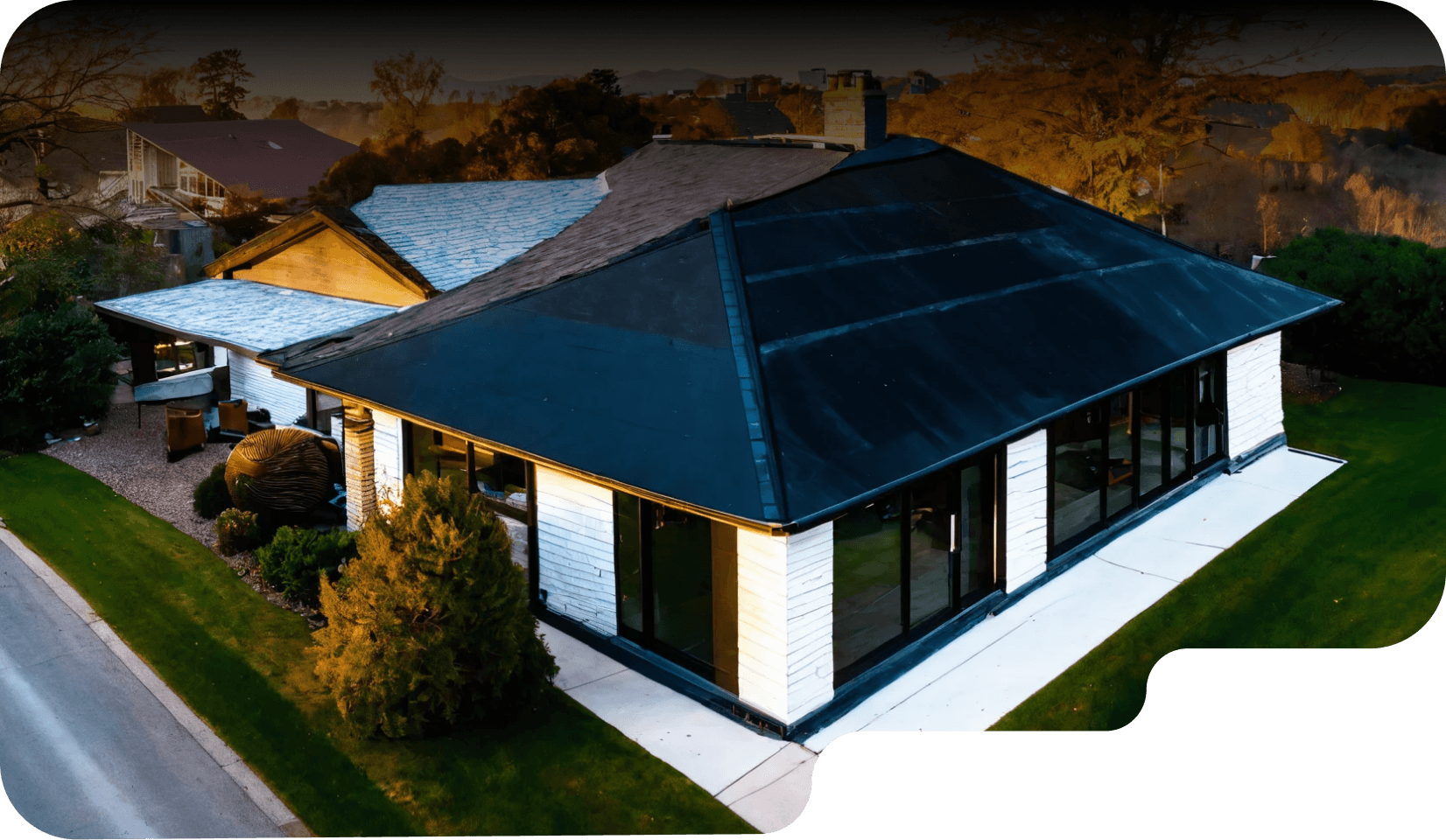 Roof before repair