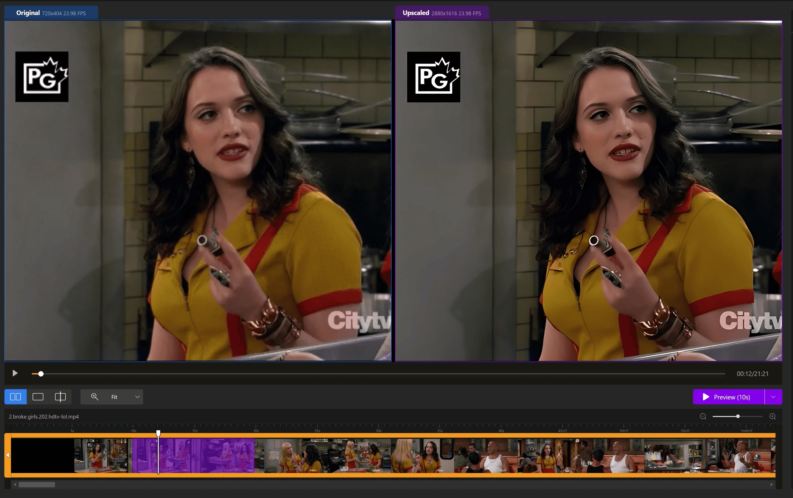 upscale 2 broken girls