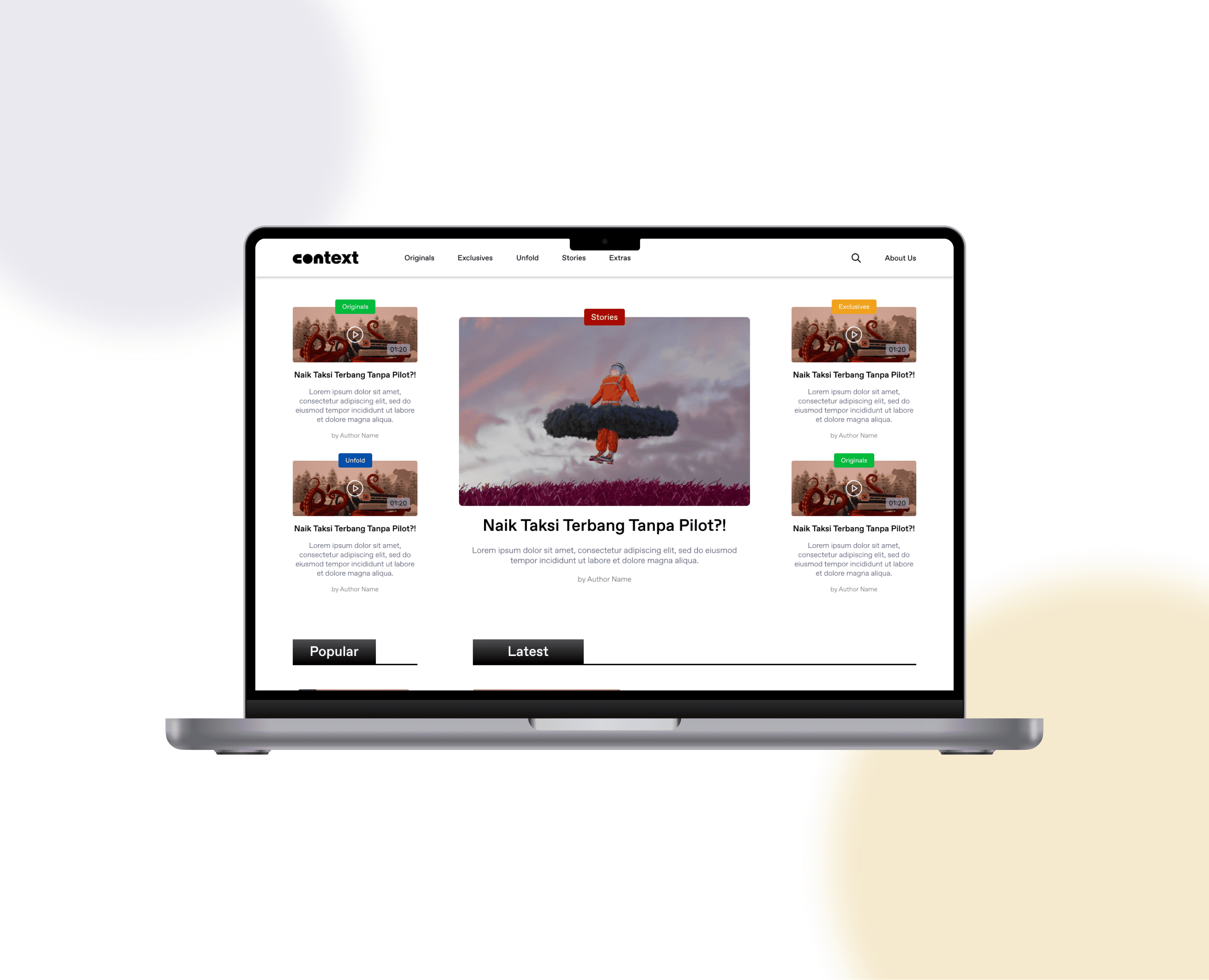 Context - Home Page