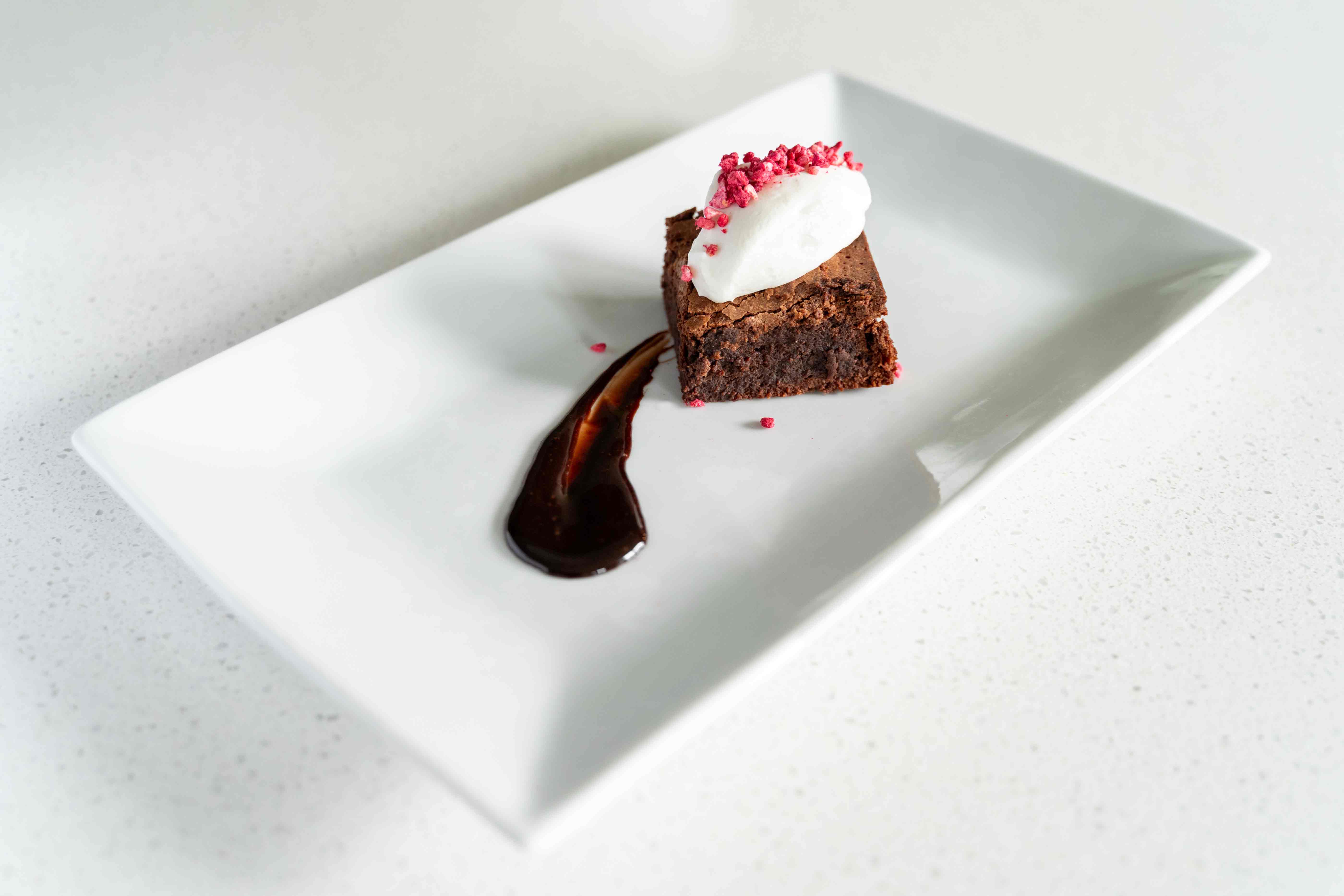 Brownie Prepaired by a Private Cheff
