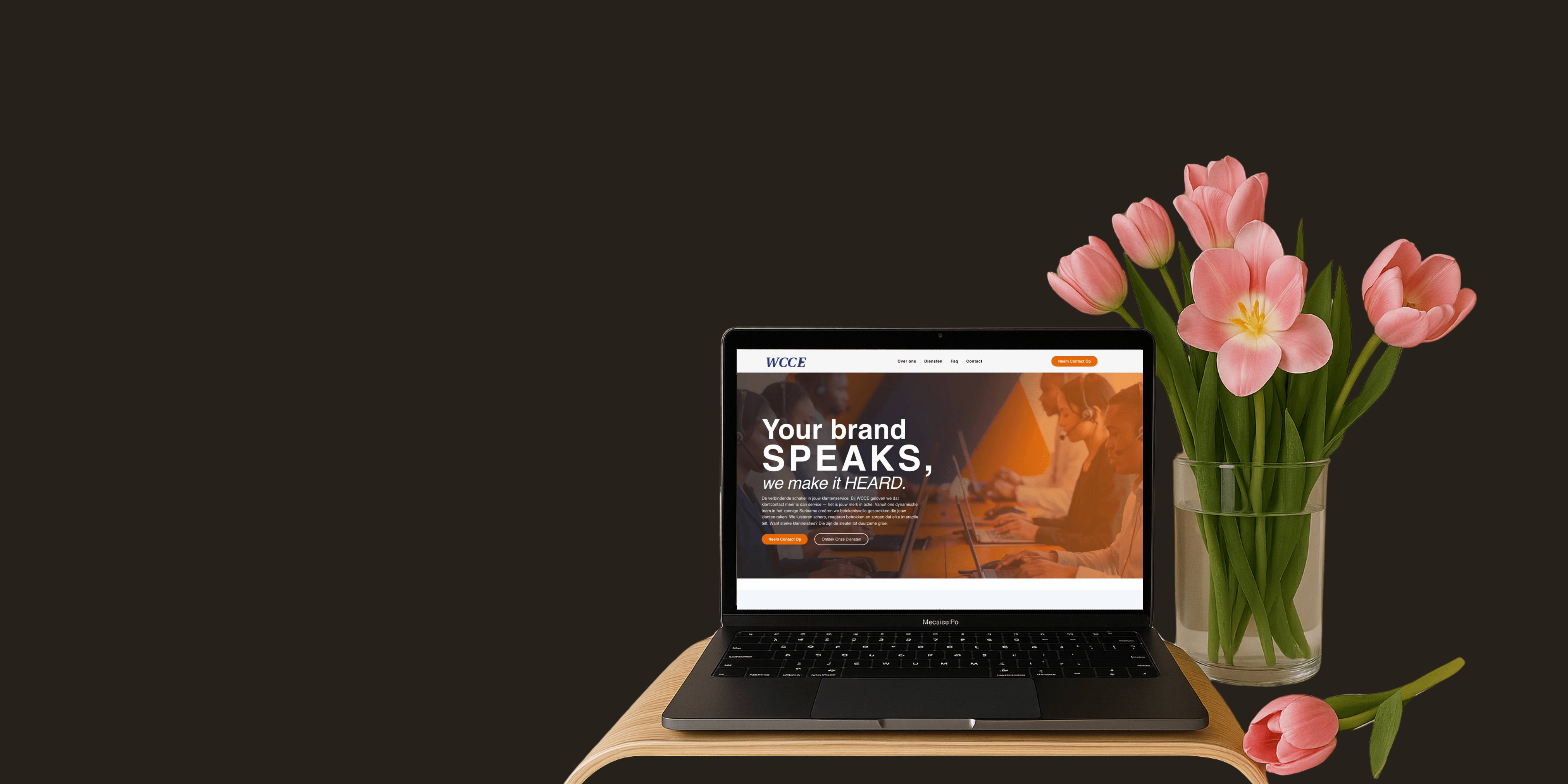 Voorbeeld van een op maat gemaakte WordPress website voor een Rotterdamse coach — clean en professioneel design