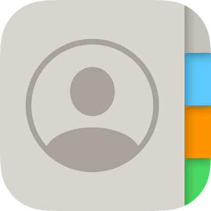 Apple contact logo