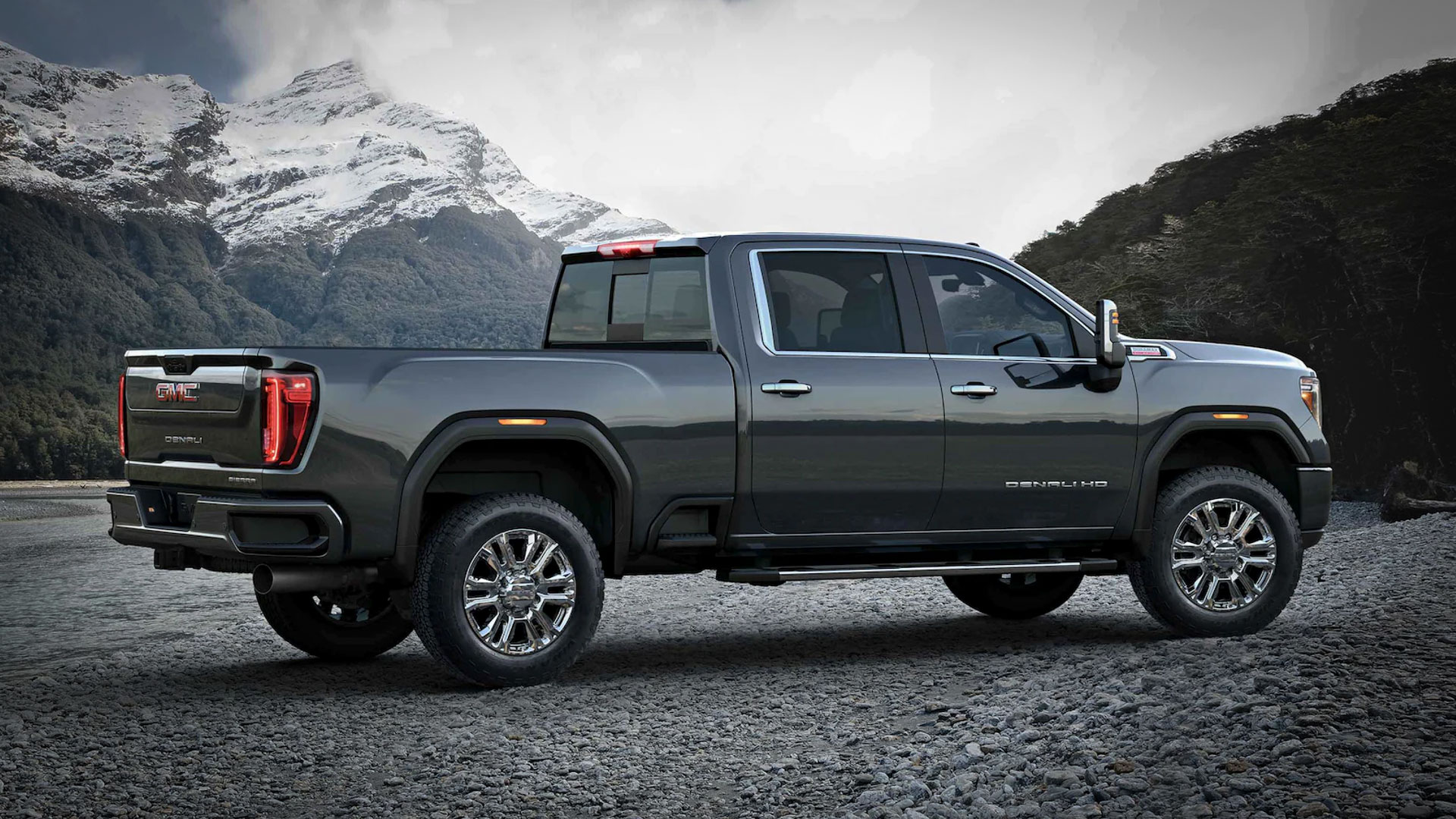 beauty shot of gm truck