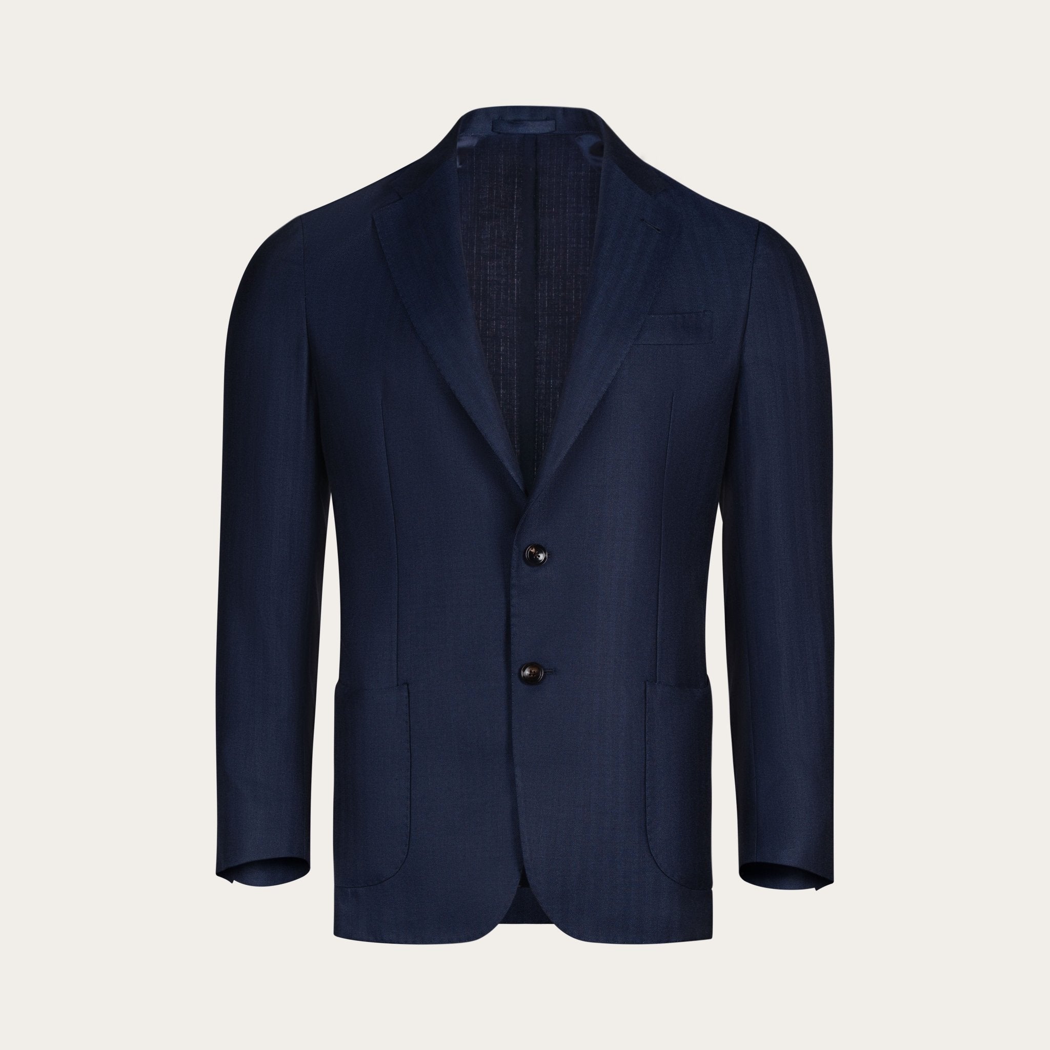 Denim Herringbone Vest - Mandelli UK