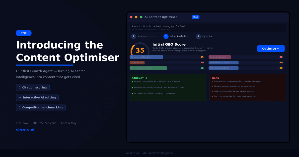 Introducing the Content Optimiser: our first Growth Agent