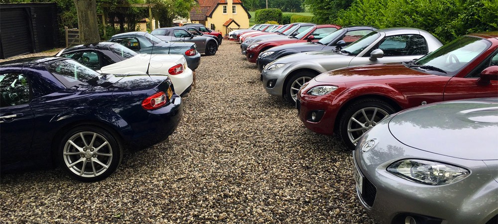 a red car with black background
