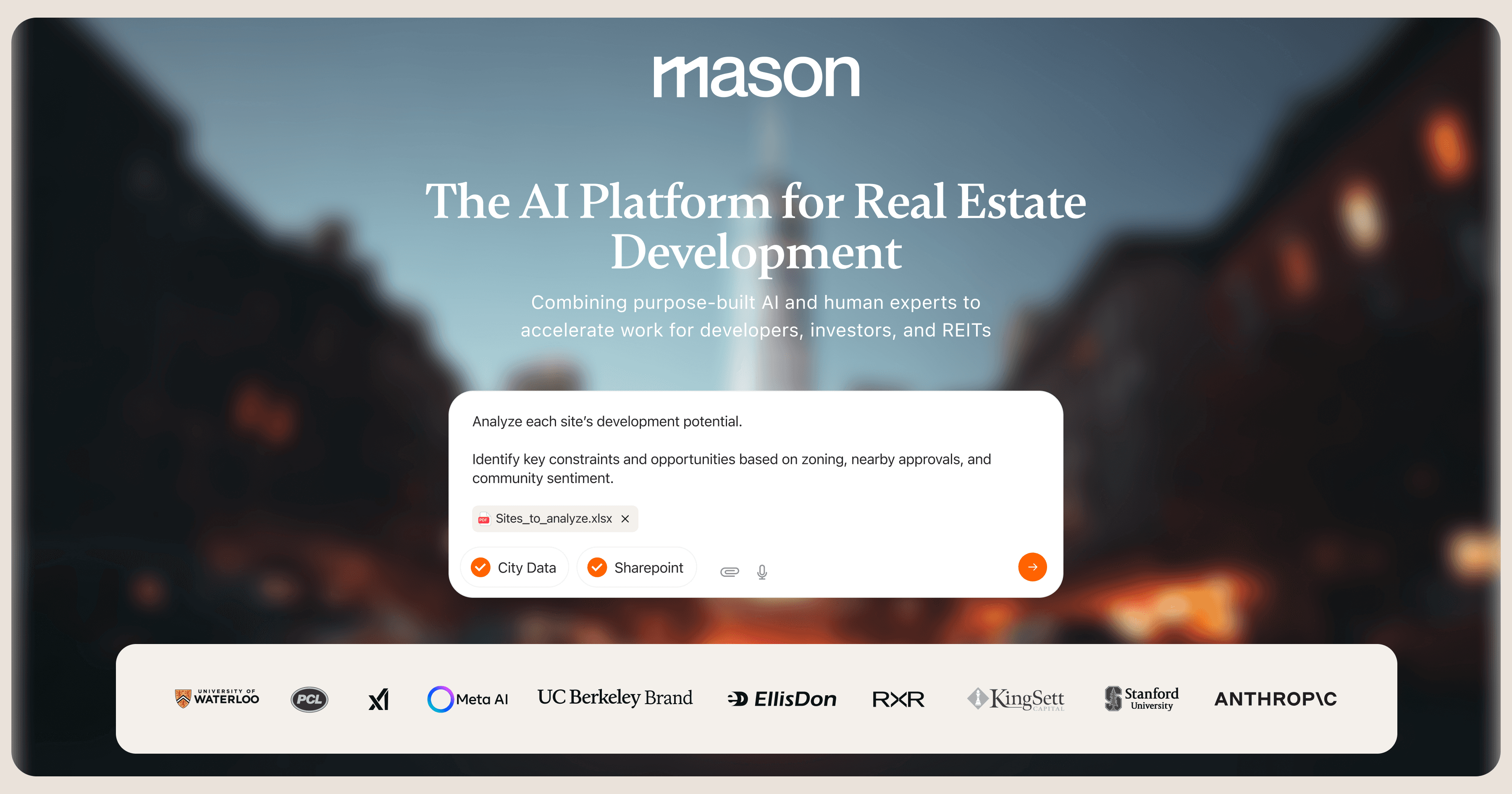 Mason Development Group Mason - The AI Platform for Development