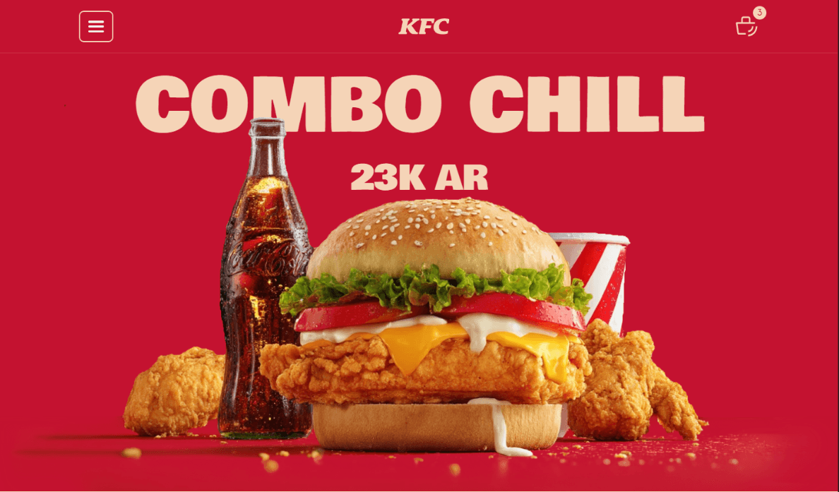 KFC - Landing Page