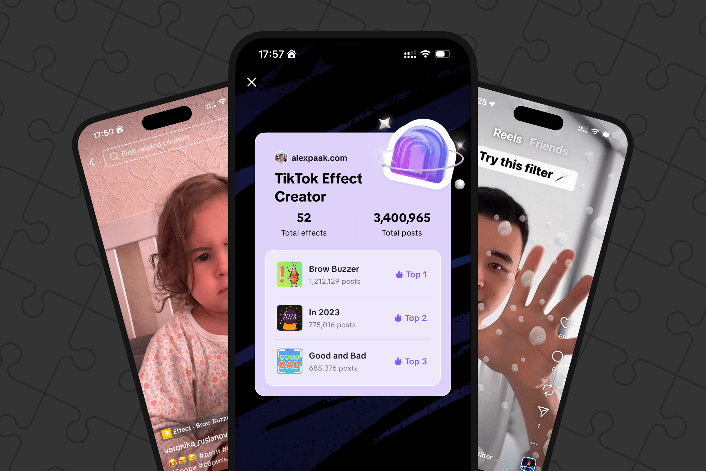 TikTok Analytics and AR experiences
