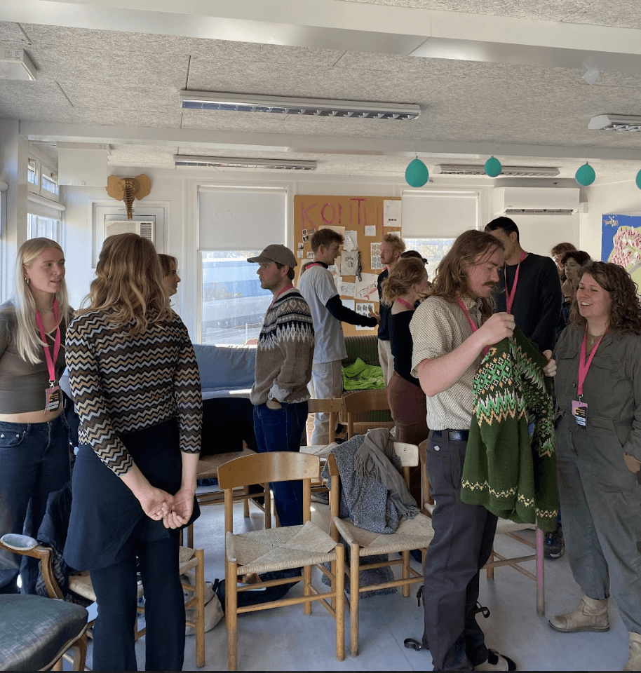 Workshop for eventaktører på tværs af Danmark faciliteret af Kulturens Frivillige i Aarhus, 2024.