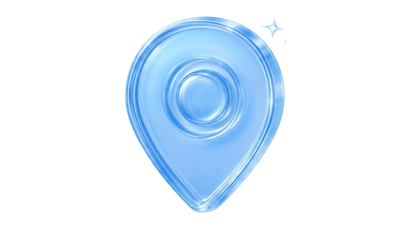 3d location icon - LightWork AI