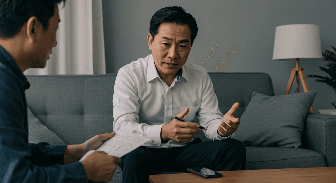 two people working on prepping for a university interview