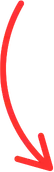 Red hand-drawn style curved arrow pointing up and right