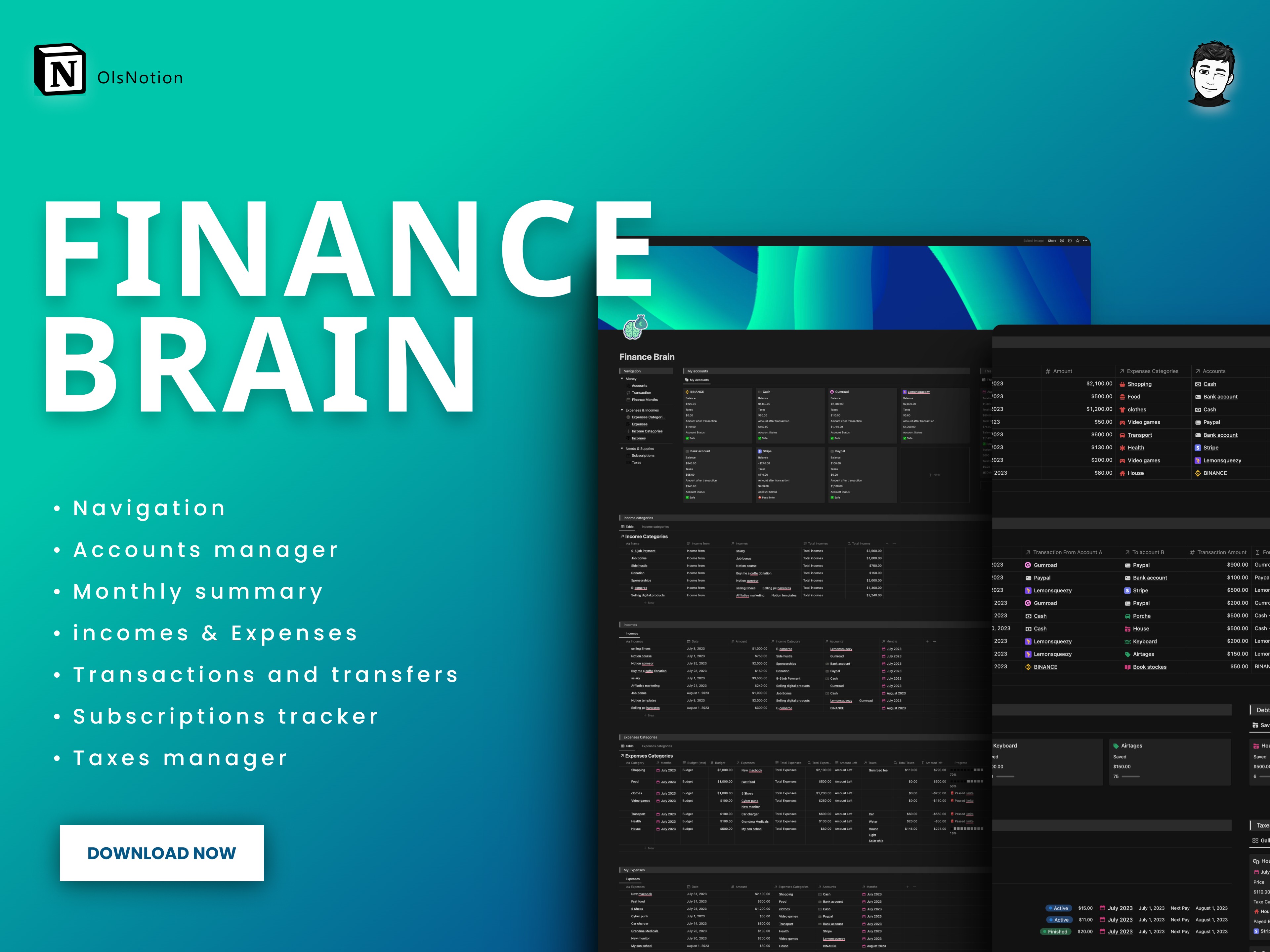 10 Best Notion Finance Tracker Templates