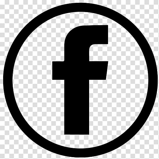 A bold, black Facebook logo