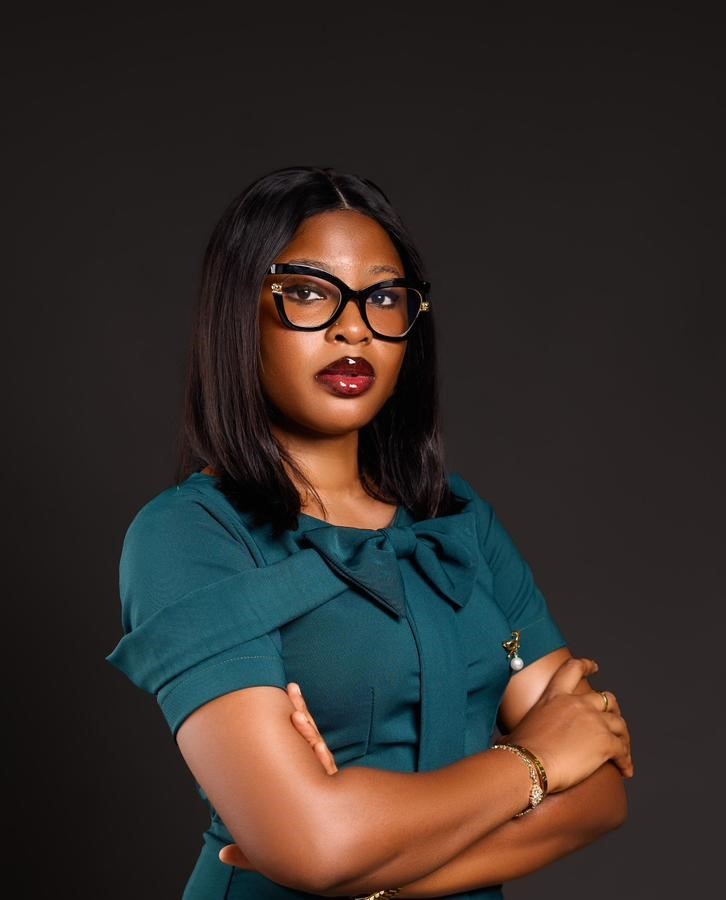 Portrait of portfolio creator – front view