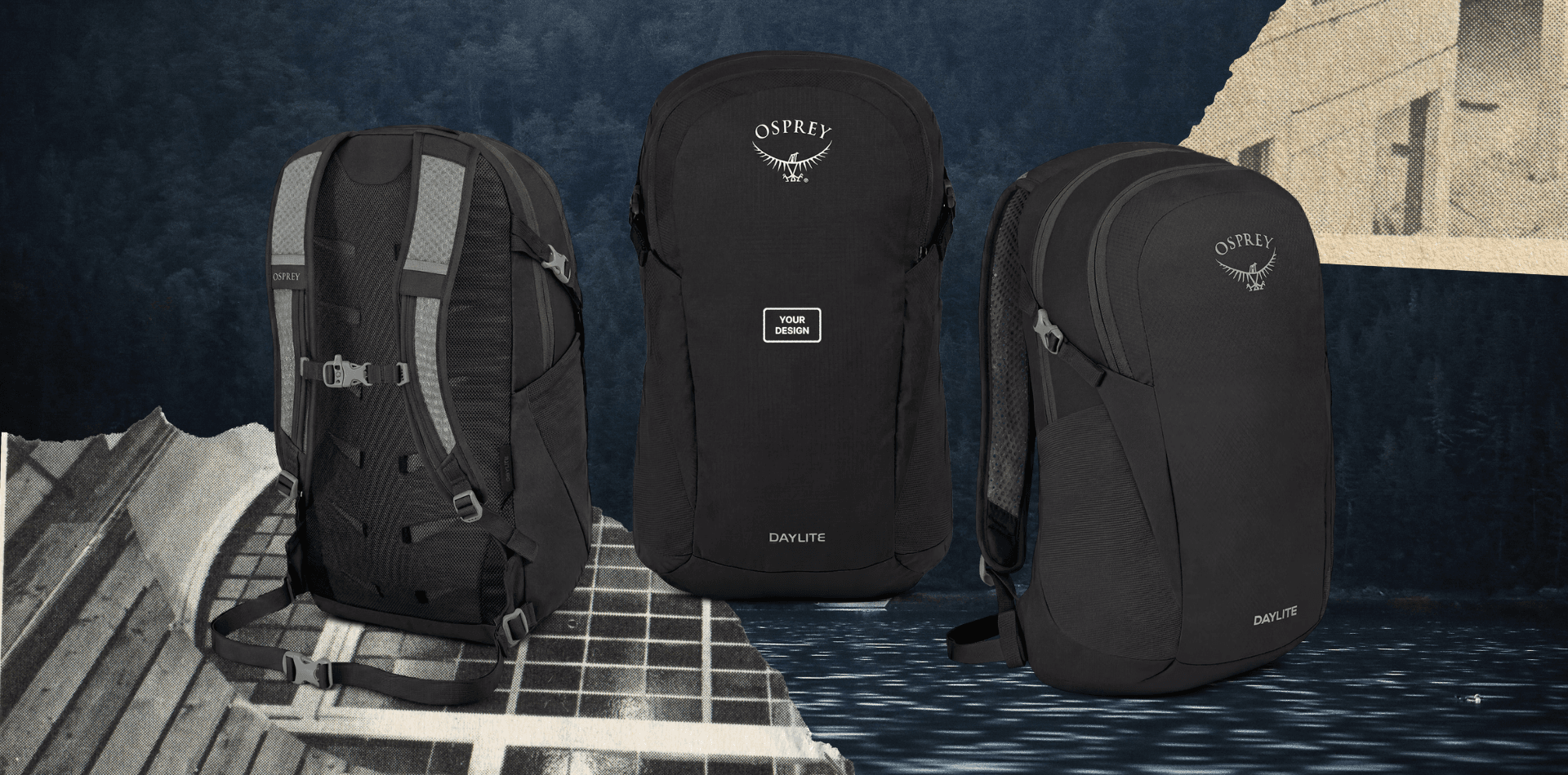 Osprey Daylite custom branded backpacks for corporate gifts and outdoor teams