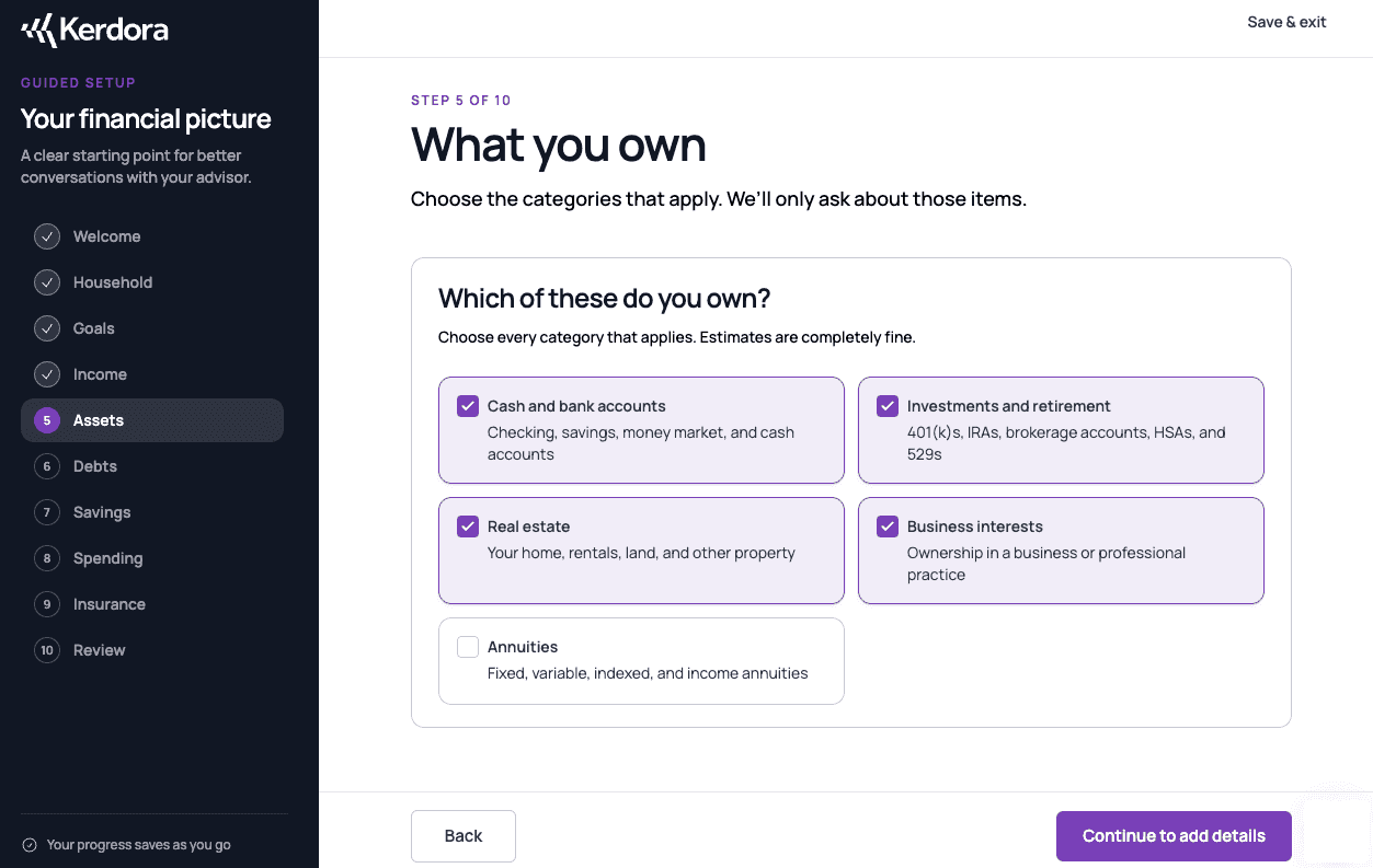 Send clients an easy-to-fill onboarding form.