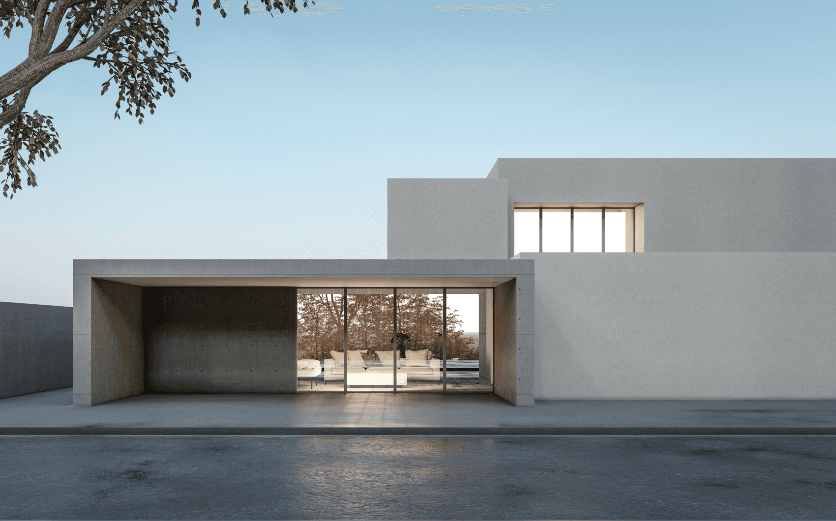 modern home exterior