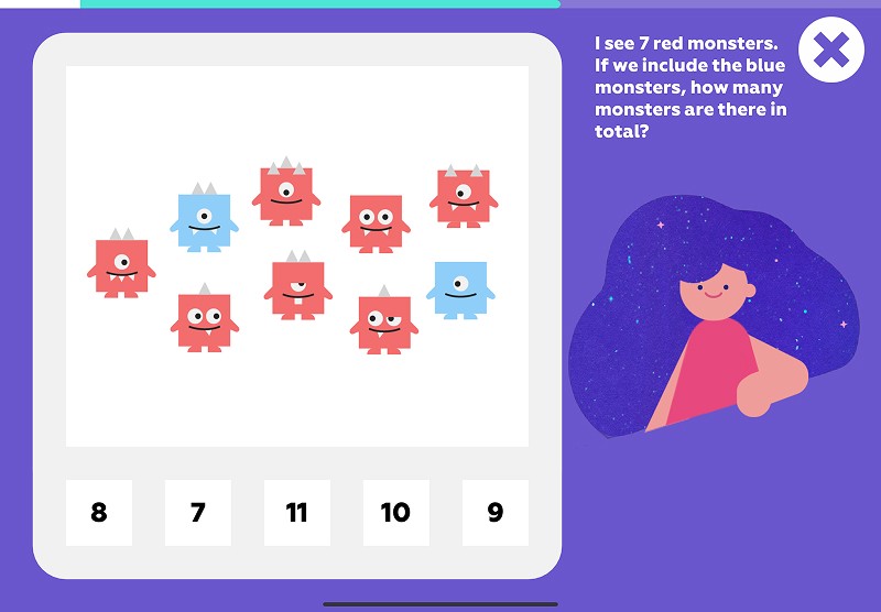 Add two: count the number of monsters if two are added