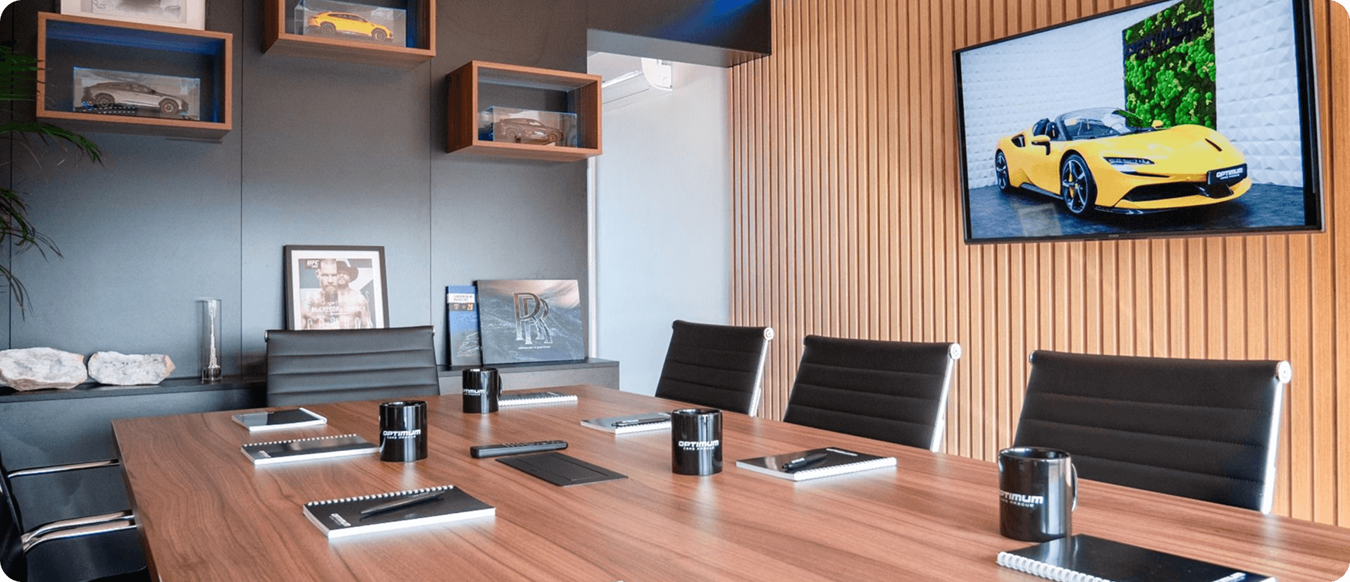 John Doe working on his computer in the office