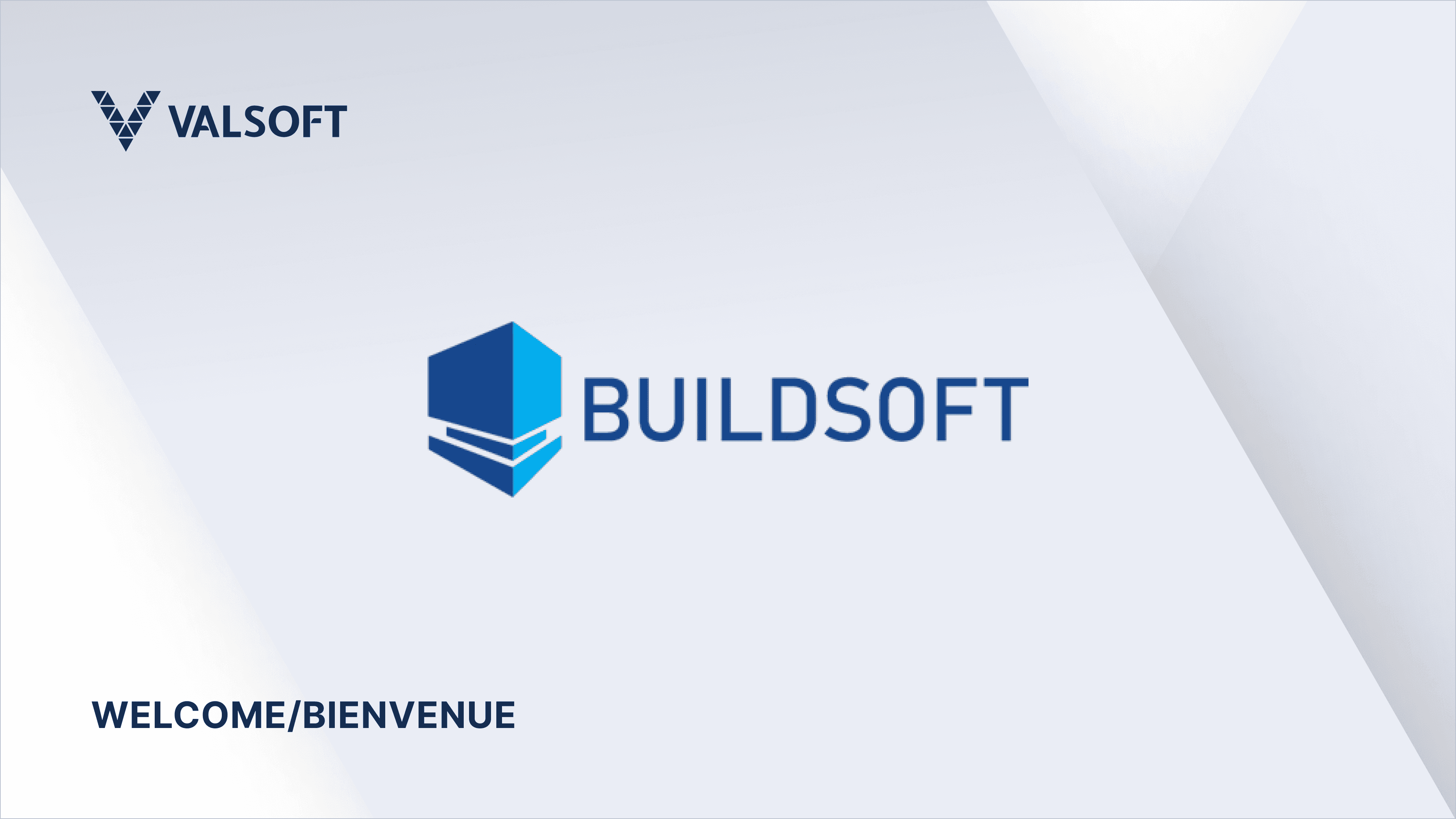 Buildsoft logo and Valsoft logo