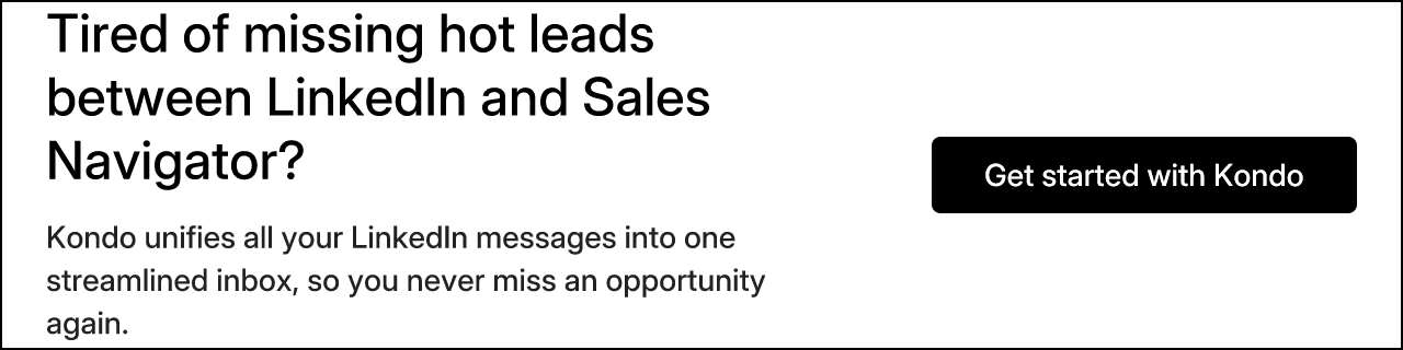 Tired of missing hot leads between LinkedIn and Sales Navigator?