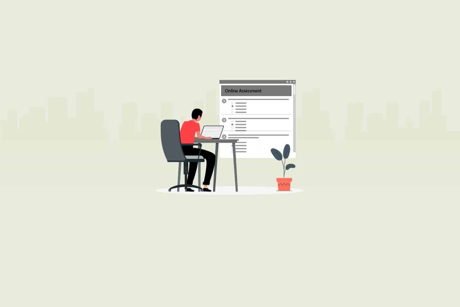 man giving test - Developer Skills Assessment