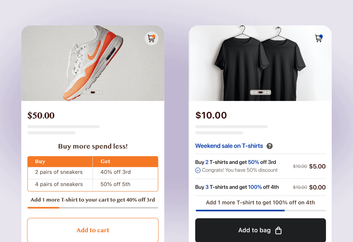 Quantity discounts shopify app