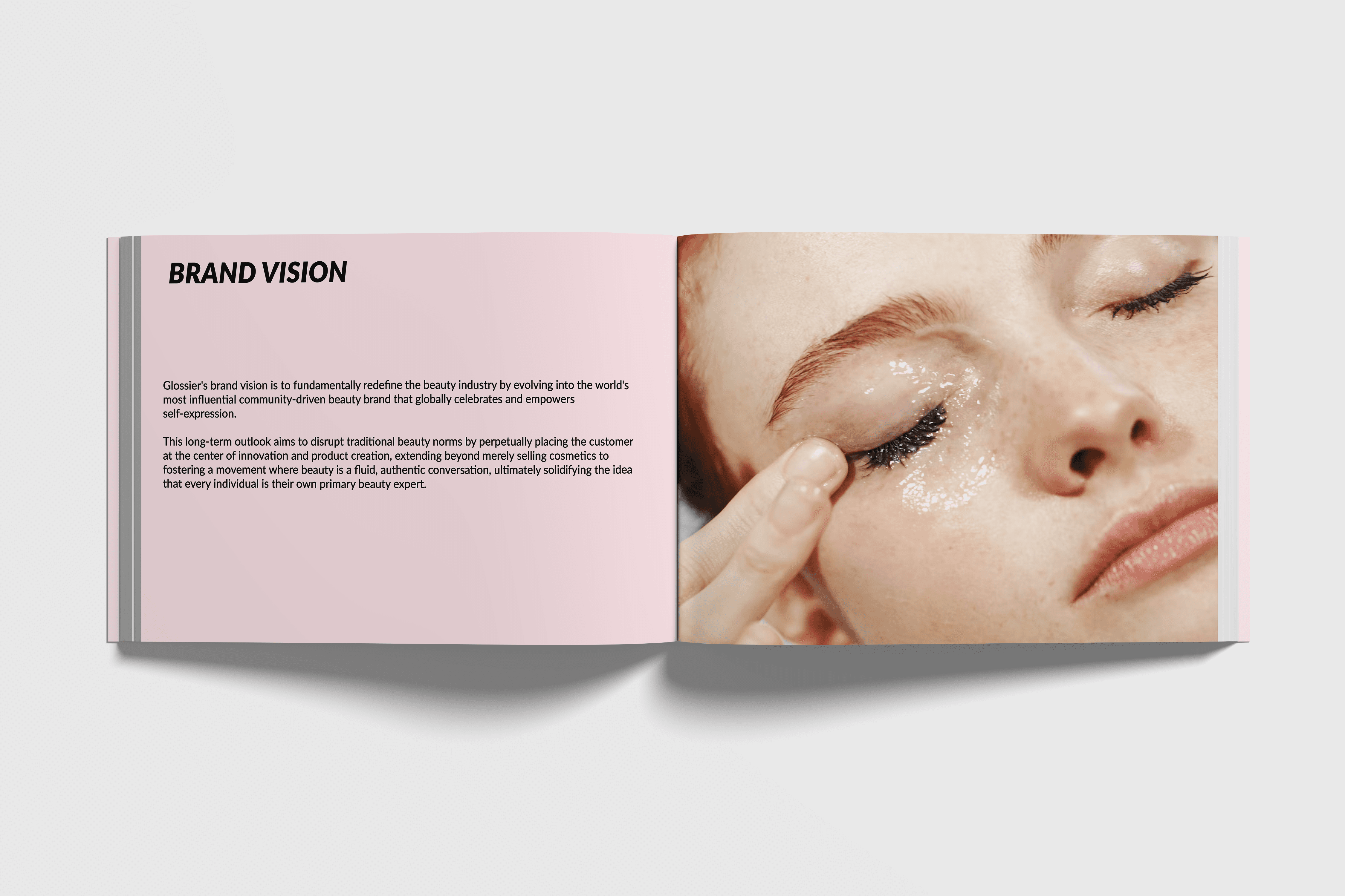 Vertical coffee can mockup with clean monochrome label design