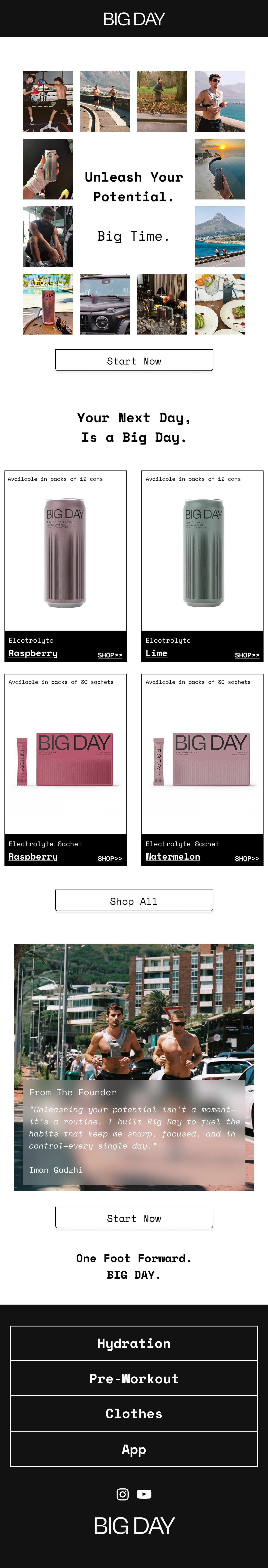 Ecommerce email marketing design created by SirenClick.