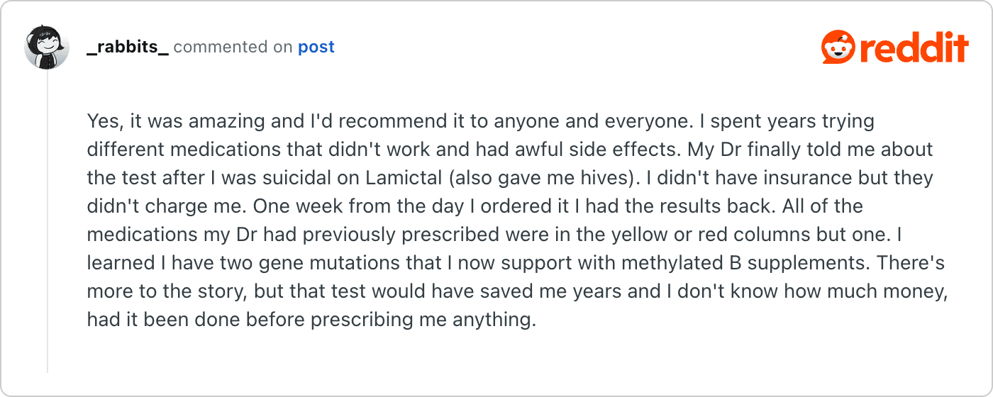 Post on Reddit