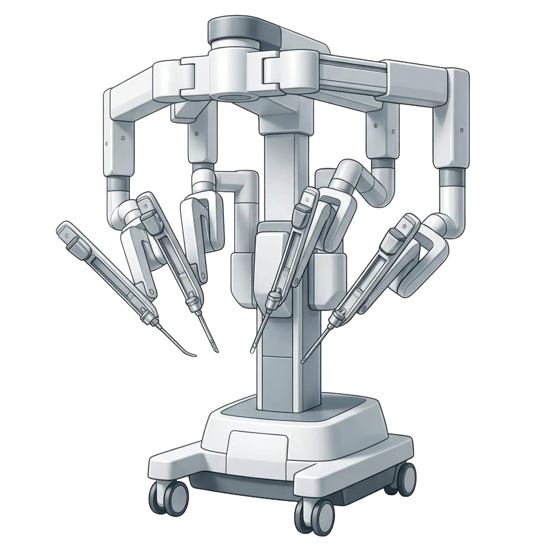 Advanced multi-arm robotic surgical system का संचालन Dr. Tushar द्वारा उच्च-प्रसार यूरीनरी प्रक्रियाओं के लिए किया जाता है, जो श्रेष्ठ कौशल और surgical accuracy प्रदान करता है।