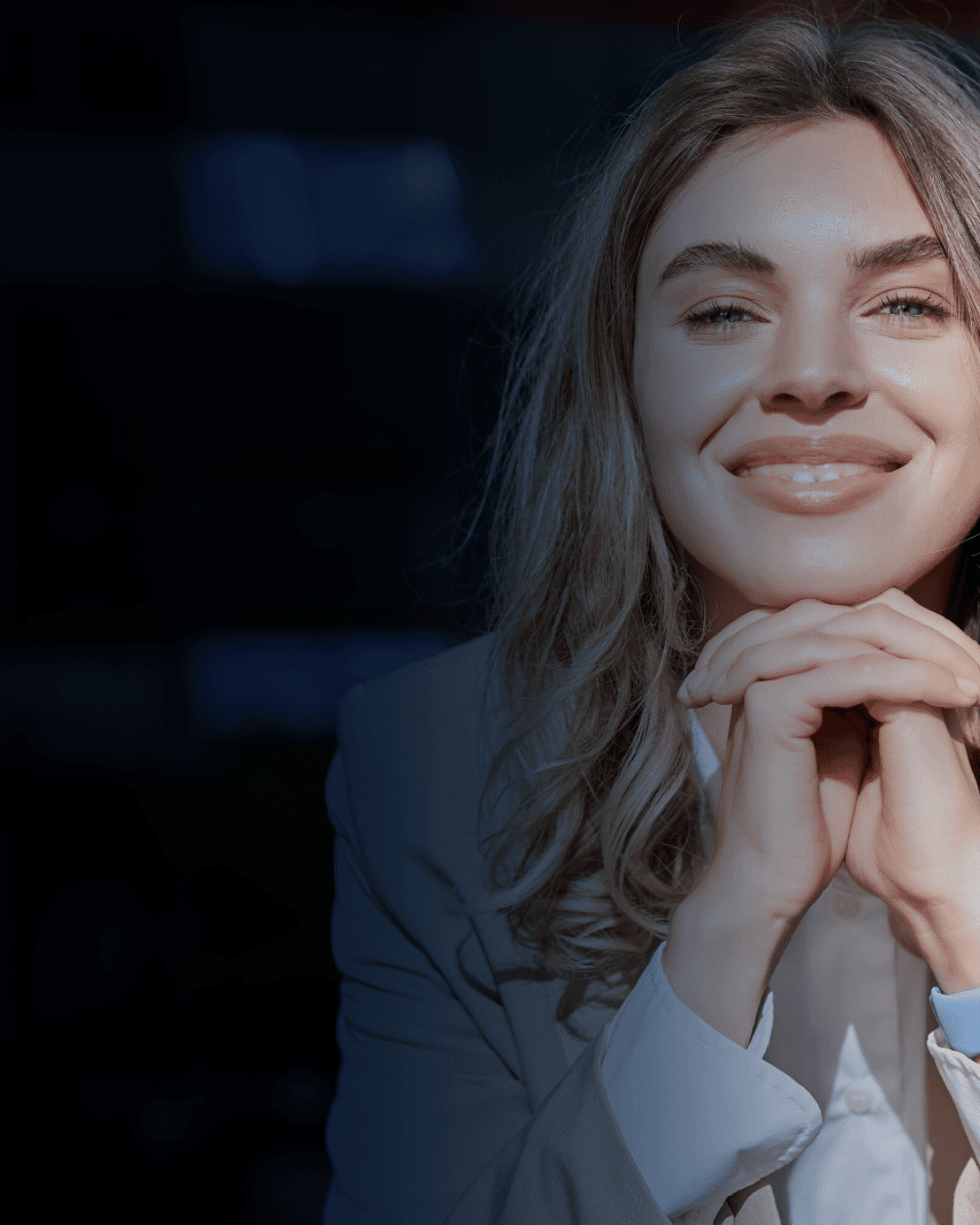 business people discussing on laptop