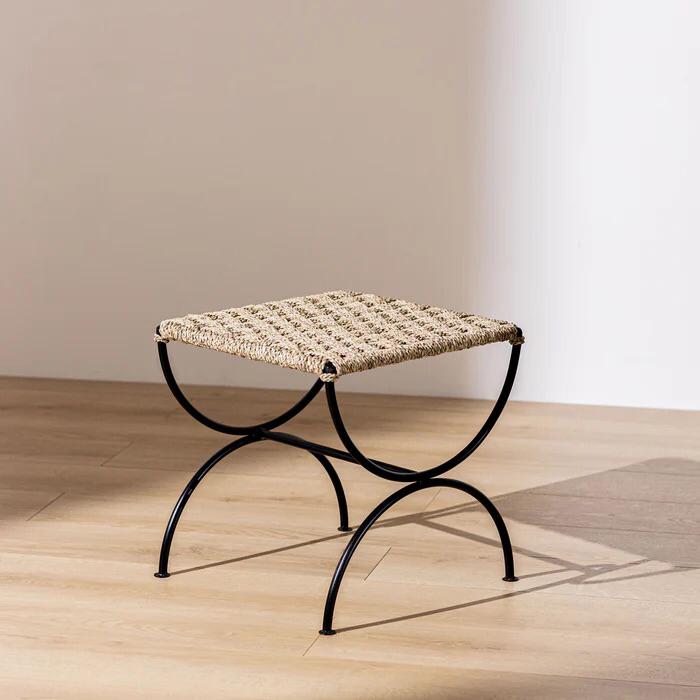 metal&rope_low_stool