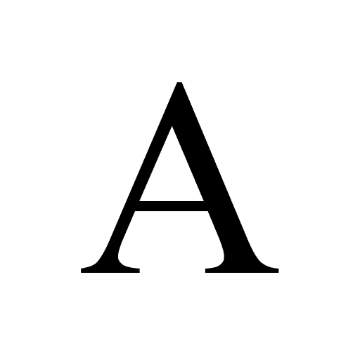 Letter A icon