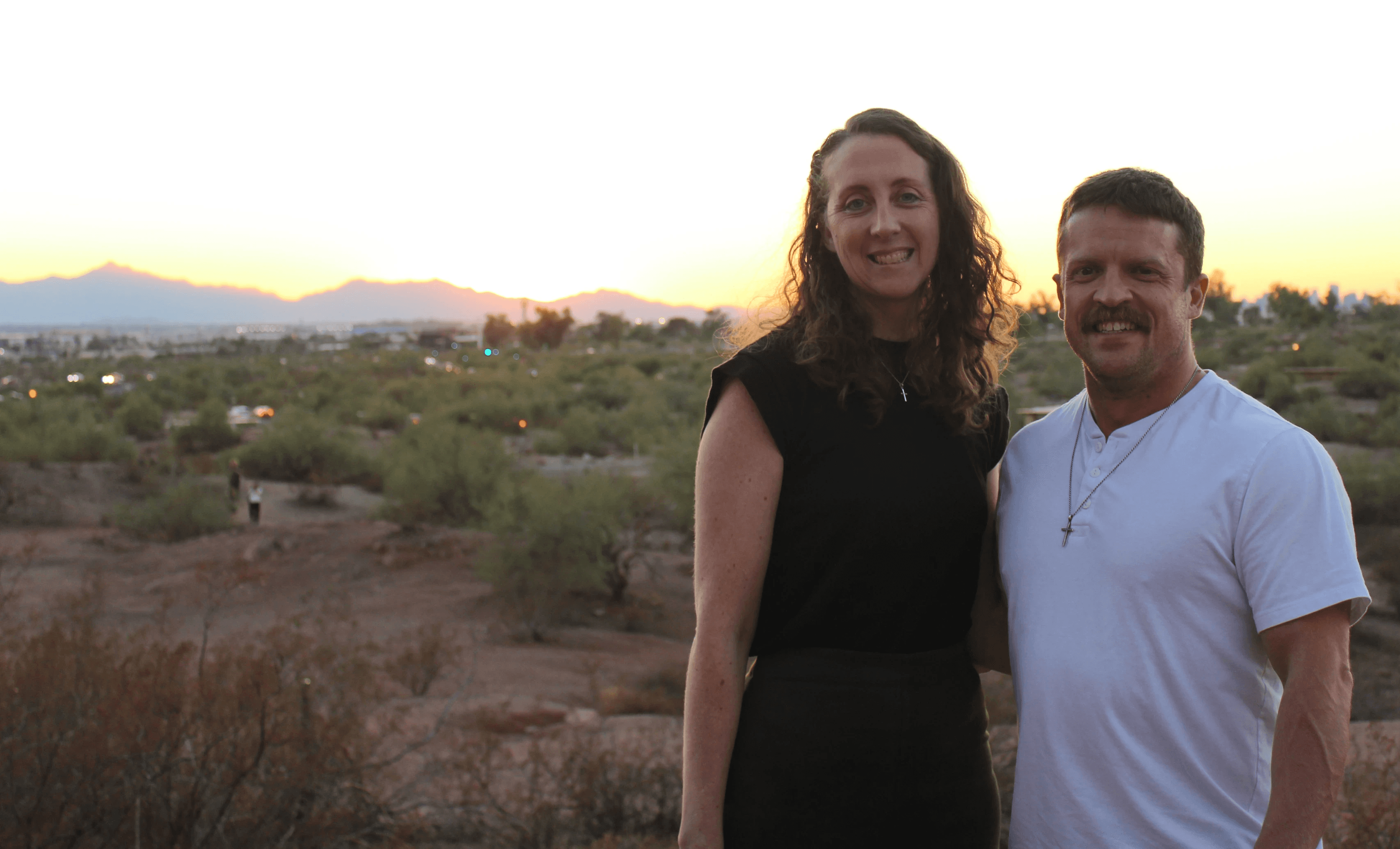 Sean and his wife