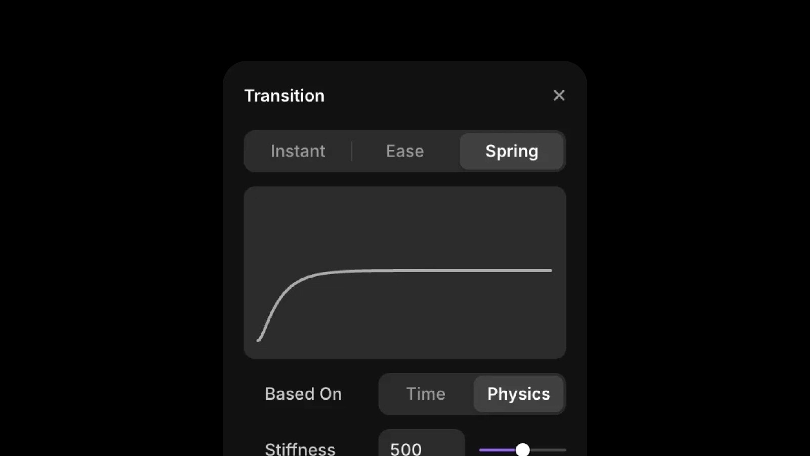 Interface Framer Transition