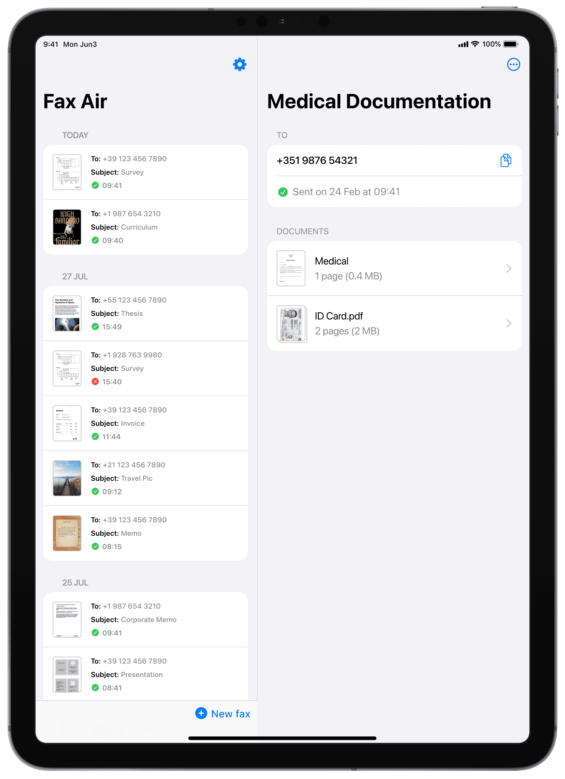 Scan and send Fax in minutes.