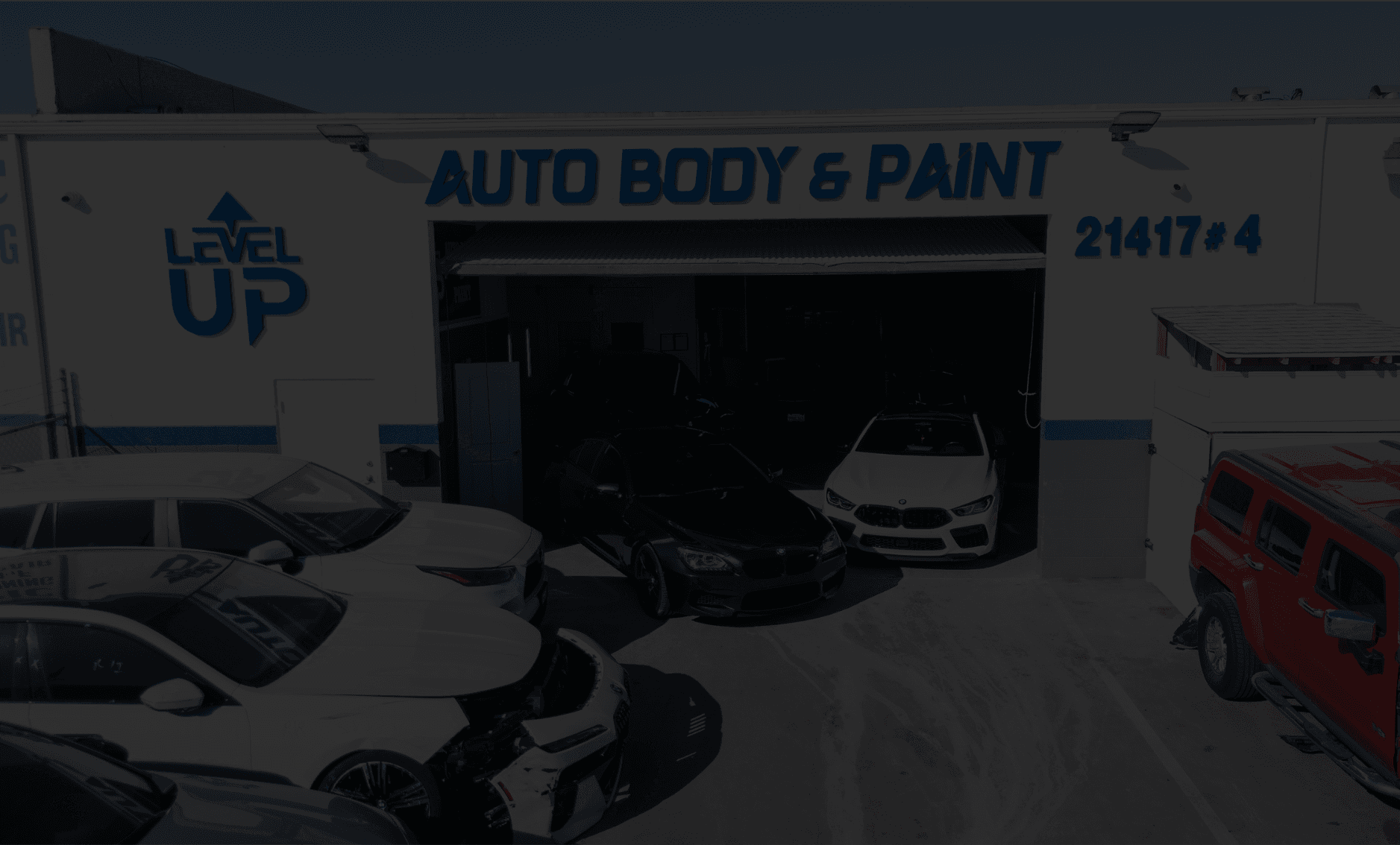 Mechanic working on motobike