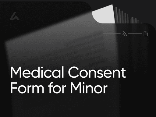 Medical Consent Form for Minor