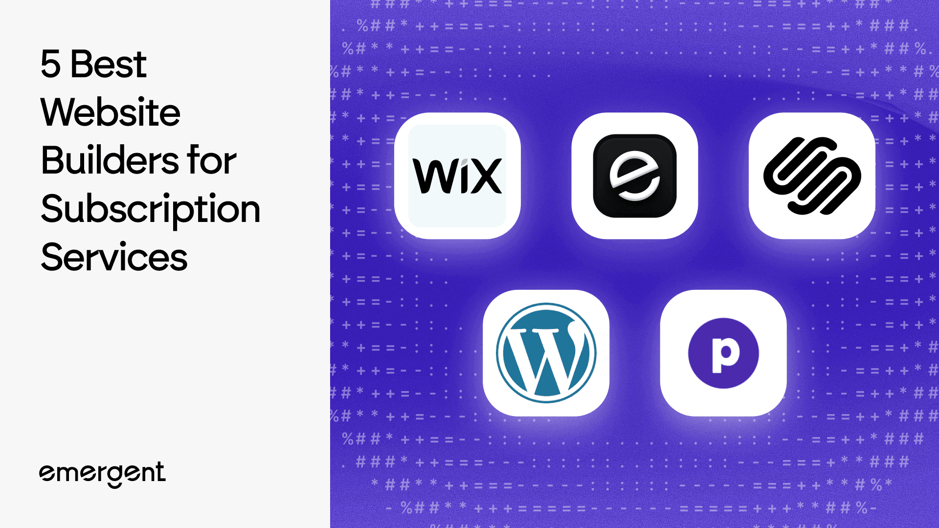 5 Best Website Builders for Subscription Services