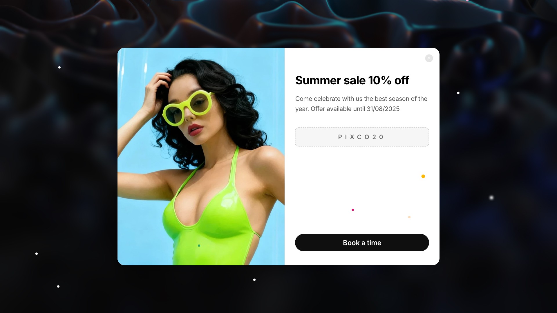 Timed Popup Ad Component for Framer