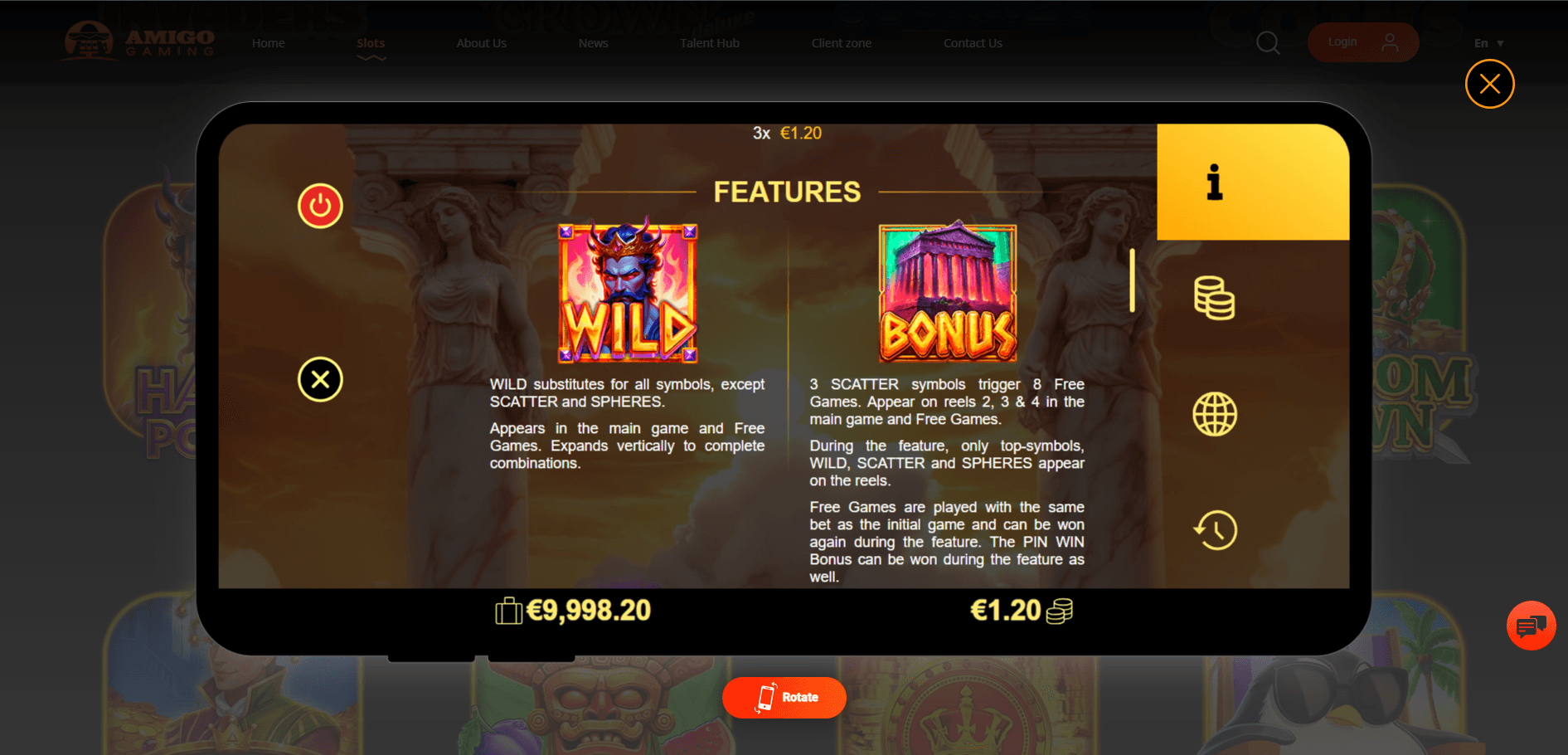 Hades Power slot review, online casino slot features, Greek mythology slot theme, Hades Power Expanding Wilds, Amigo Gaming slot release, slot with Free Games and Scatters, low to medium volatility slots, slots with high multipliers, Pin Win feature slots, demo version slot gameplay, November 2024 slot release, casino game with mythology theme, Genco Digital slot affiliate, Hades Power maximum multiplier, immersive online slot experience