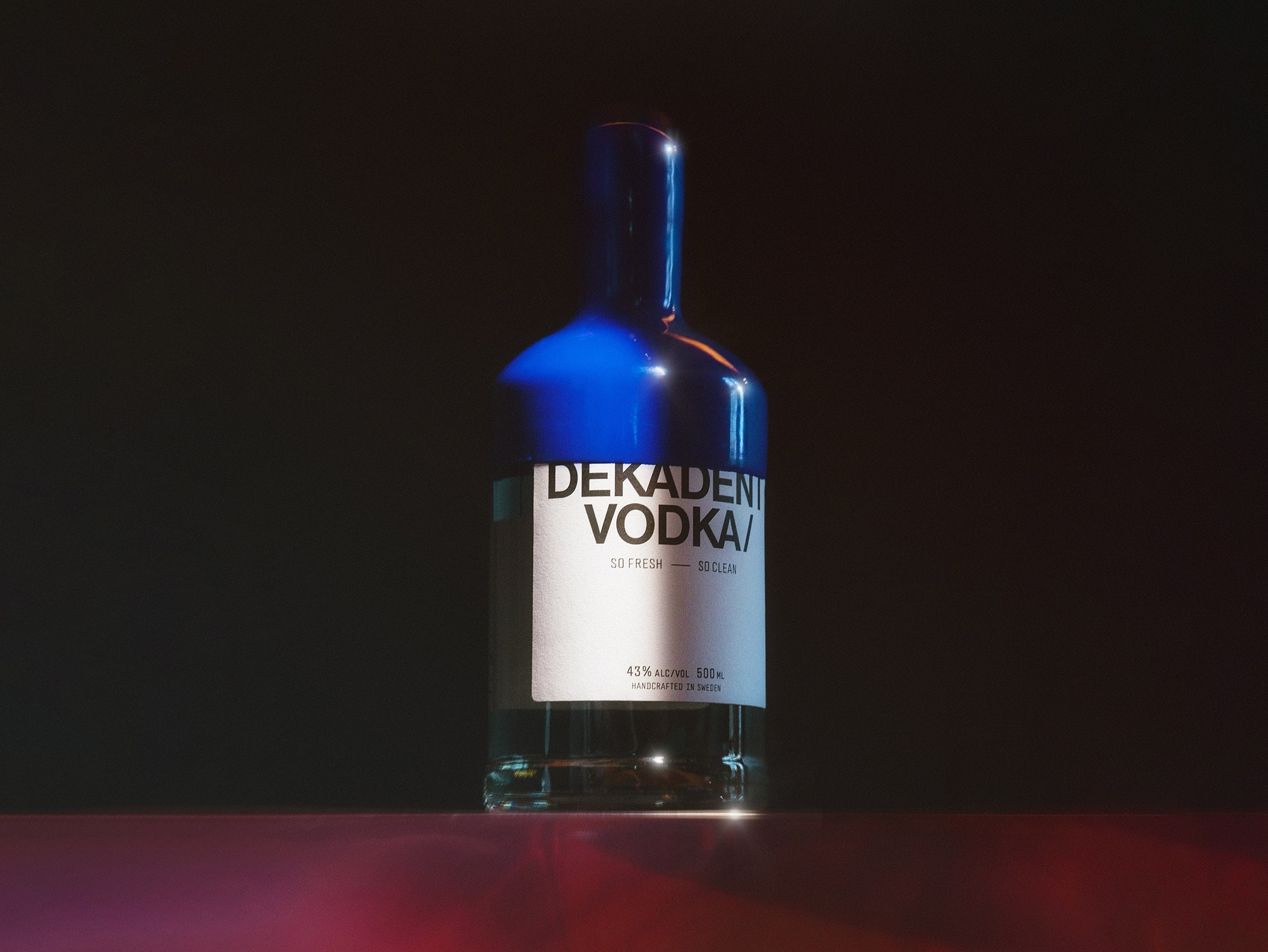 Dekadent Vodka Bottle
