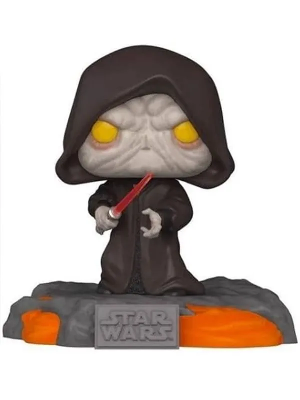The glow-in-the-dark Emperor Palpatine Funko Pop!