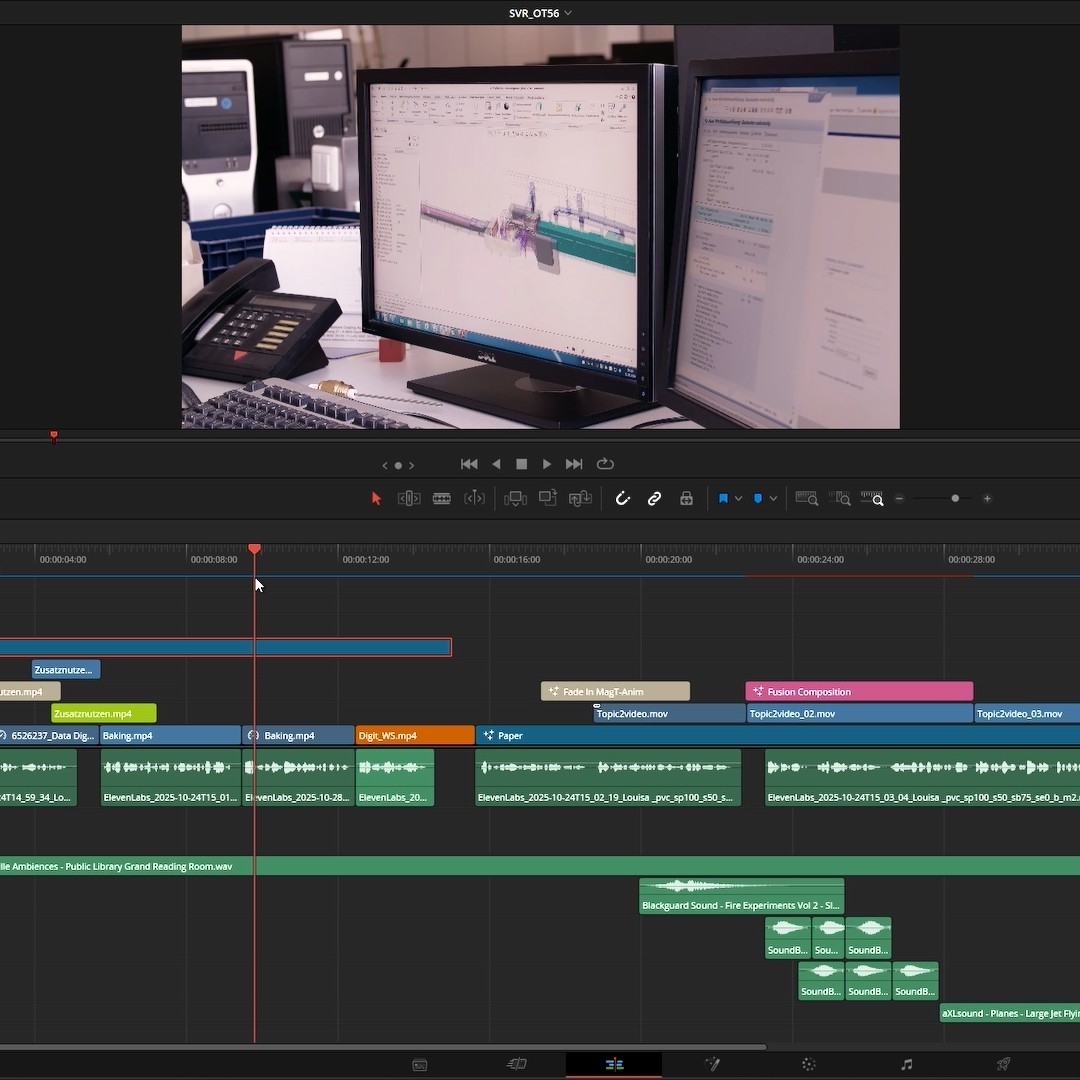 Austausch eines Video-Clips
