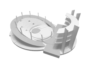 3D model of the wisdome theatre